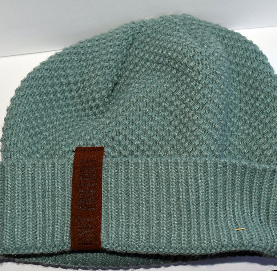 Knit Factory – Mütze Stone/Green